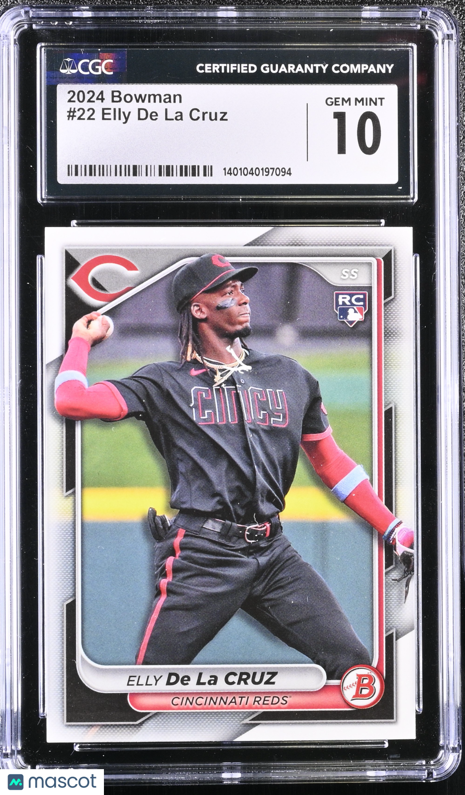 2024 Bowman Elly De La Cruz #22 CGC 10