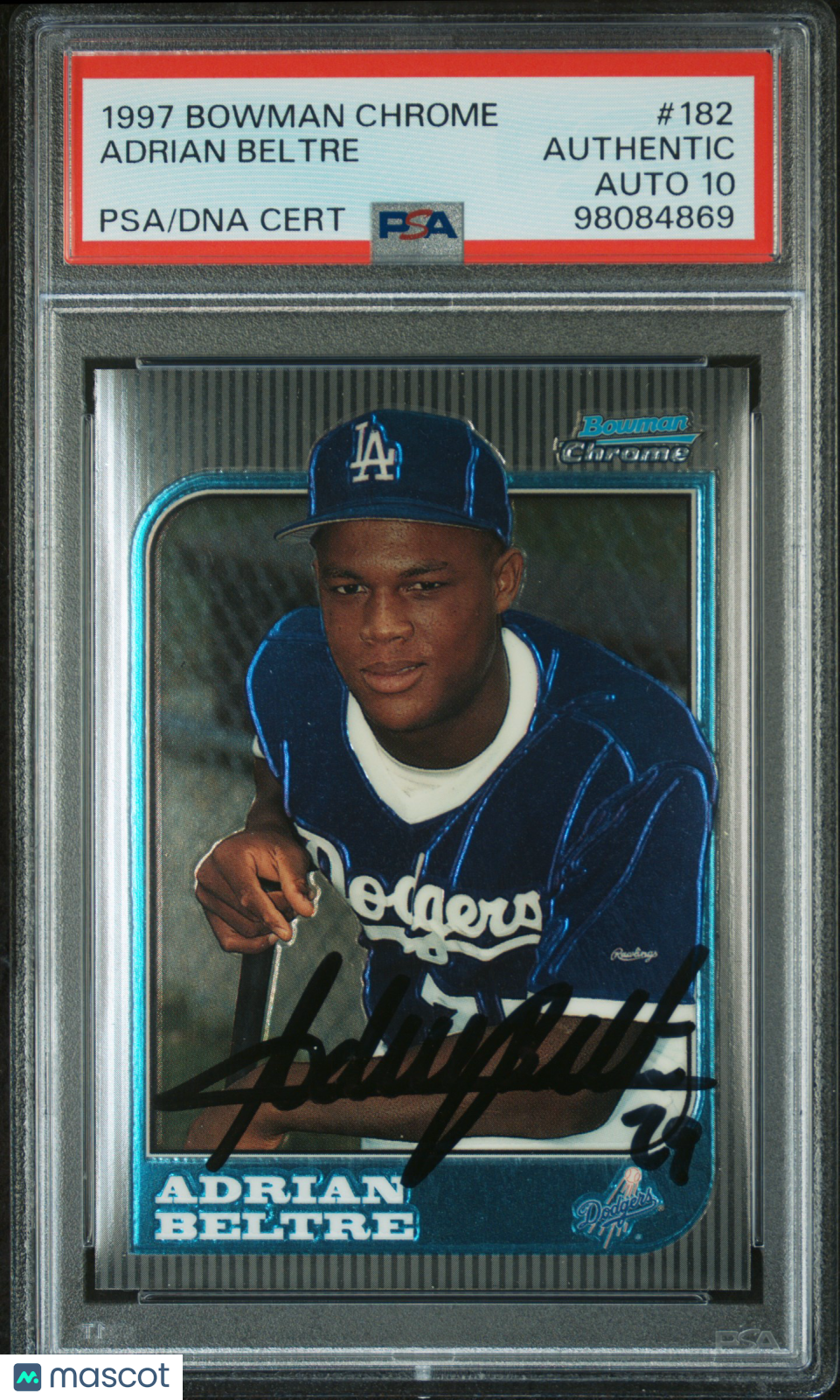 1997 Bowman Chrome Adrian Beltre #182 PSA A