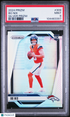 2024 Panini Prizm Bo Nix #309 Silver Special Art Rare PSA 9