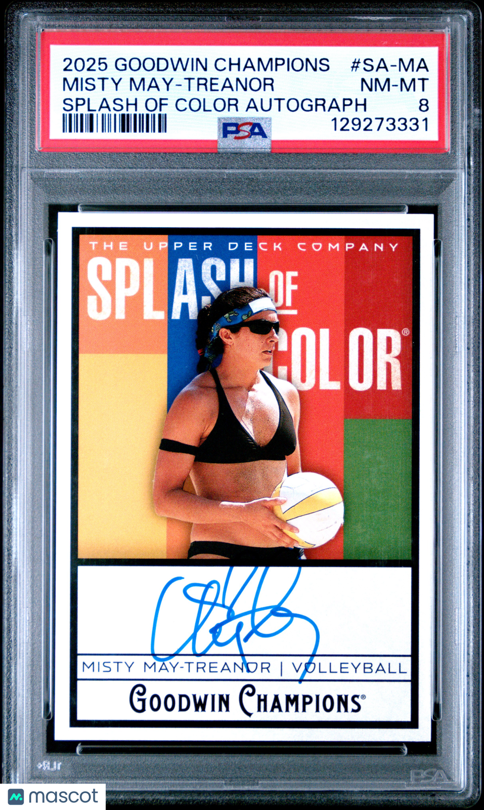 2025 Upper Deck Goodwin Champions Autographs Misty May-Treanor #SA-MA PSA 8
