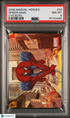 2008 Marvel Heroes Stickers Spider-Man #58 PSA 8