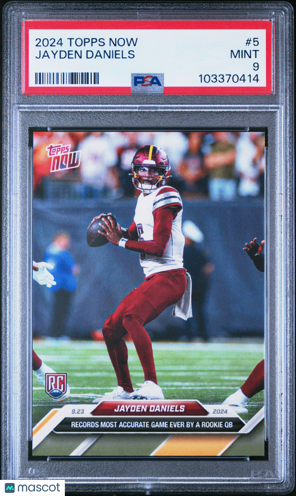2024 Topps Now Jayden Daniels #5 PSA 9