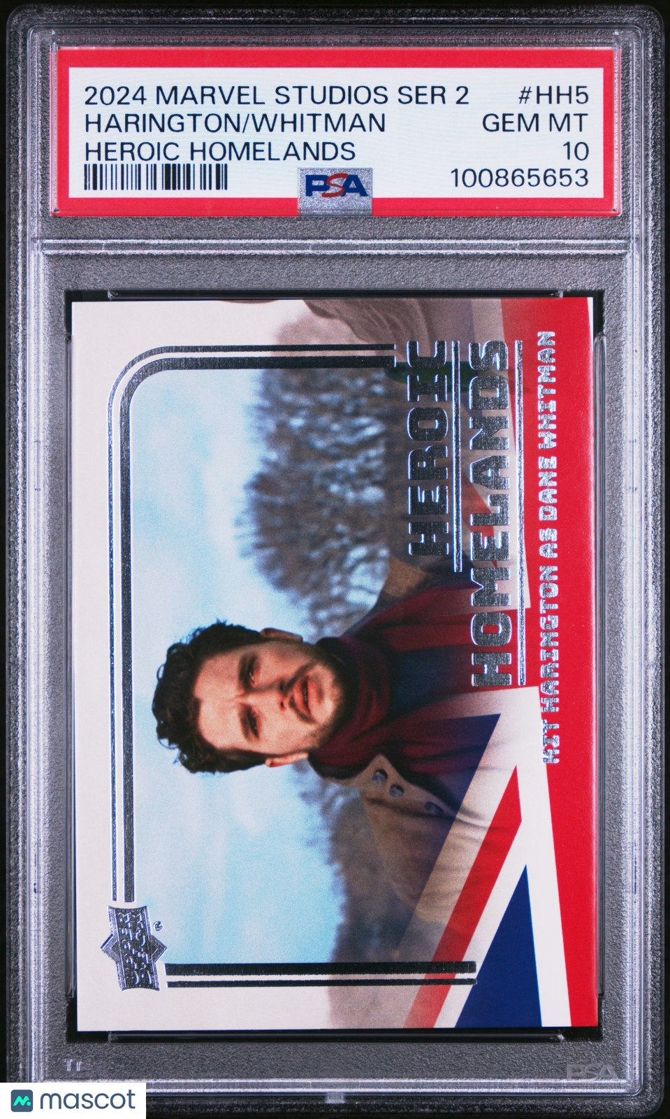 2024 Upper Deck Marvel Studios Series 2 Whitman Harington #HH5 PSA 10