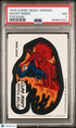 1975 Comic Book Heroes Stickers Ghost Rider PSA 7