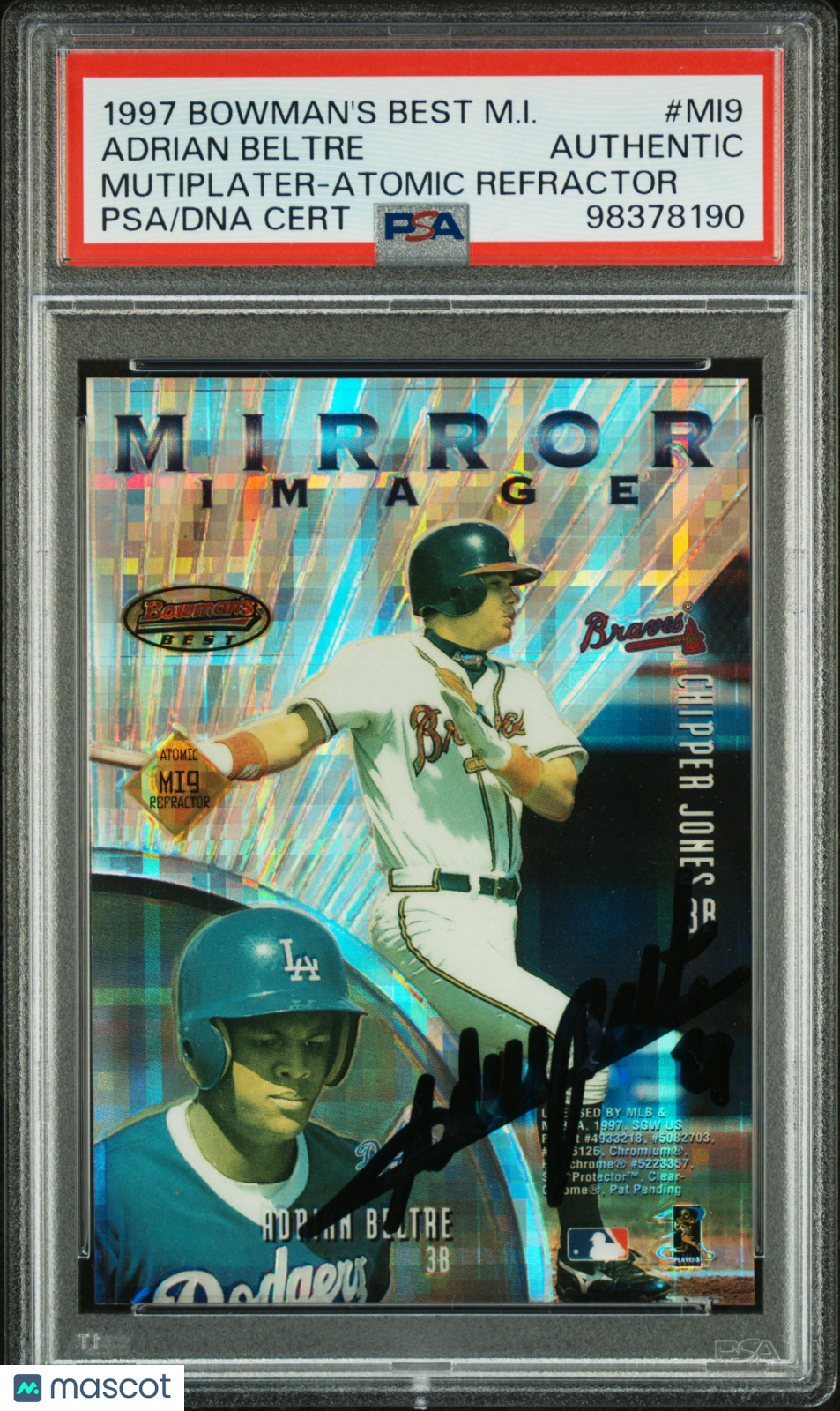 1997 Bowman's Best Mirror Image Brnyn Wllms Bltr JNS #MI9 PSA A