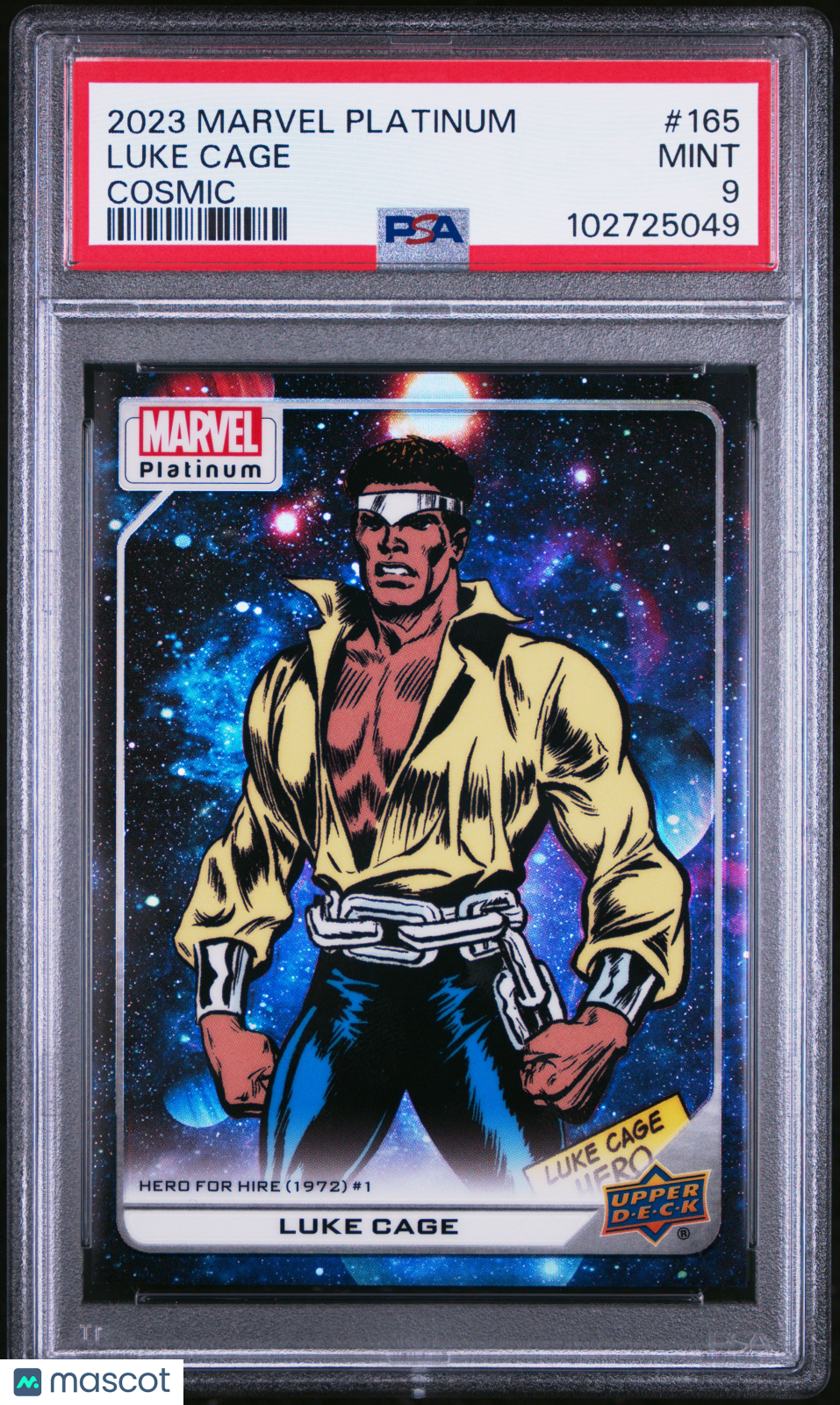 2023 Upper Deck Marvel Platinum Luke Cage #165 PSA 9