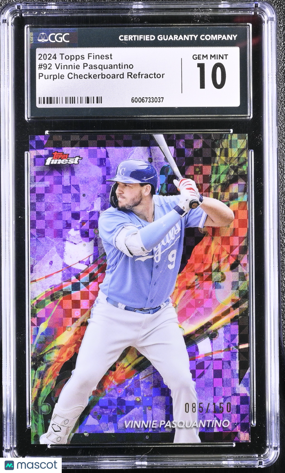 2024 Topps Finest Vinnie Pasquantino #92 CGC 10