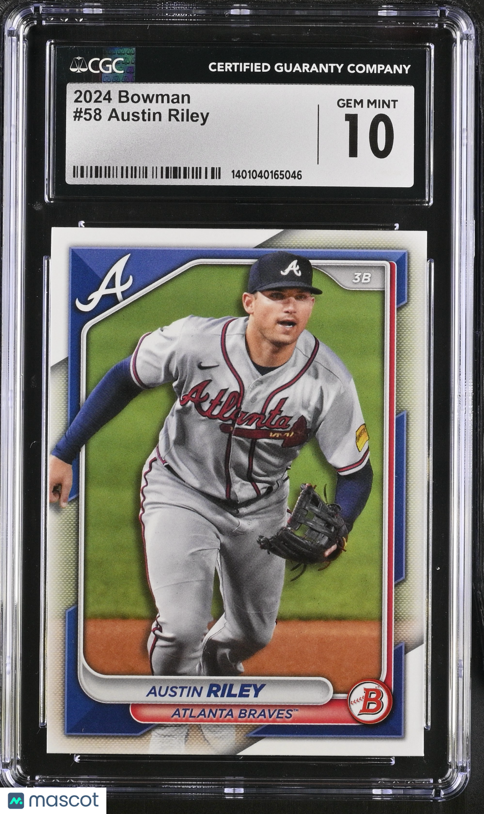 2024 Bowman Austin Riley #58 CGC 10