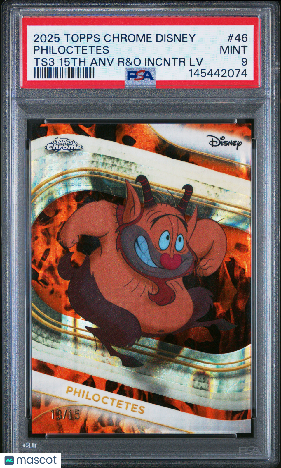 2025 Topps Chrome Disney Philoctetes #46 PSA 9