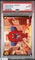 2008 Marvel Heroes Stickers Spider-Man #58 PSA 8