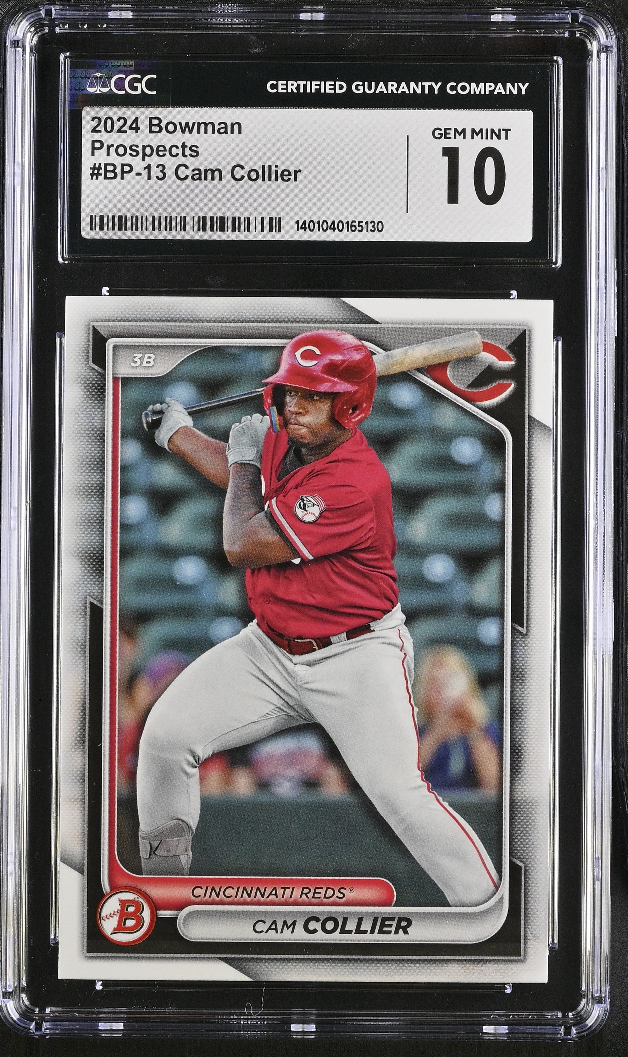 2024 Bowman Cam Collier #BP-13 Prospects CGC 10
