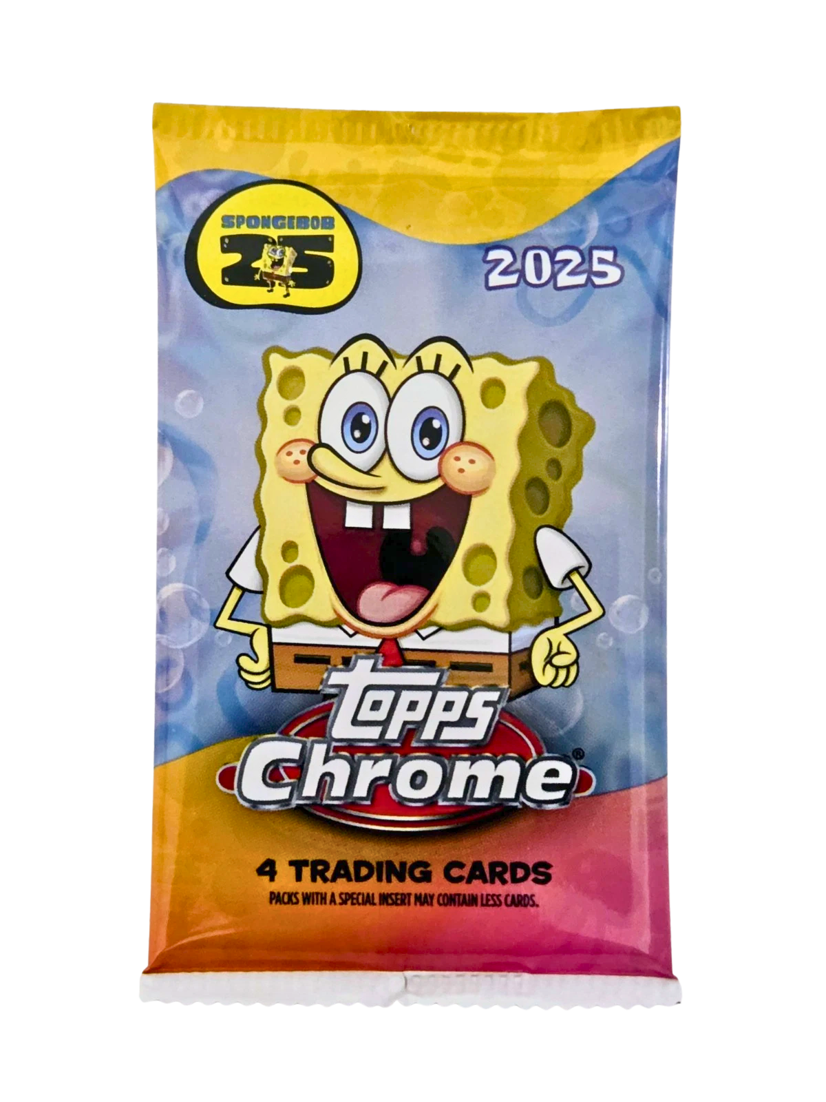 2025 Topps Chrome Spongebob Squarepants 25th Anniversary Hobby Pack