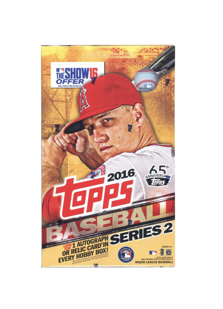 2016 Topps Series 2 Baseball Hobby Box