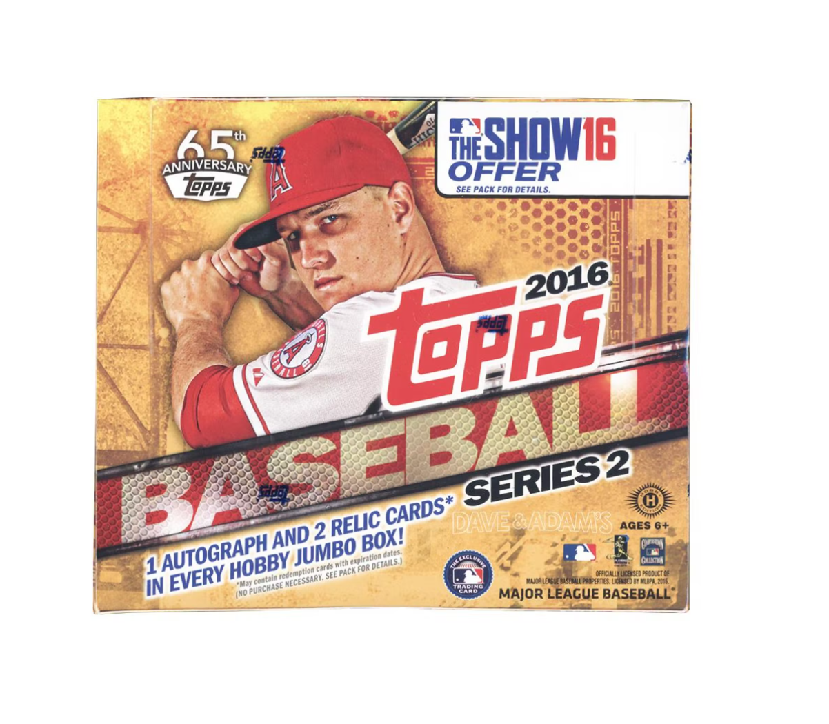2016 Topps Series 2 Baseball Jumbo Box