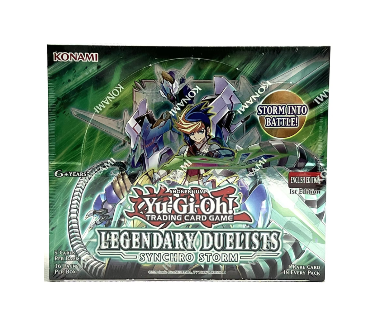2021 Yu Gi Oh Legendary Duelists Synchro Storm Booster Box