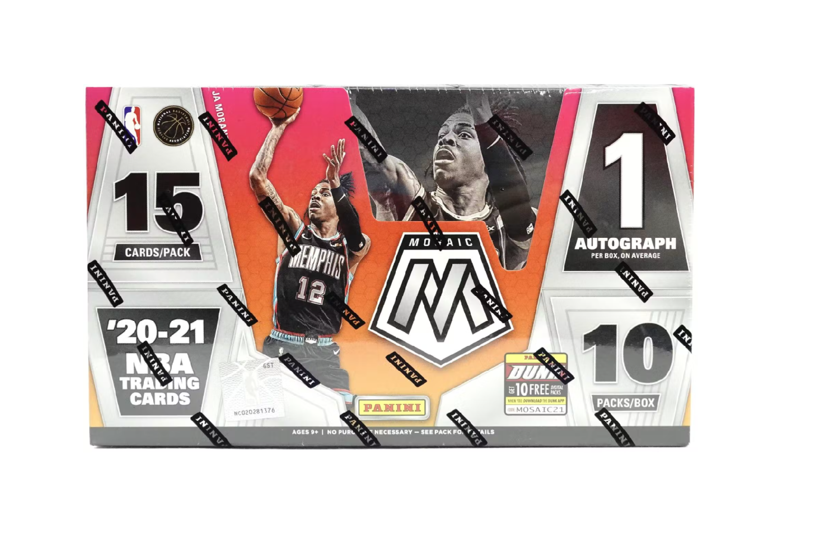 2020/21 Panini Mosaic Basketball Hobby Box