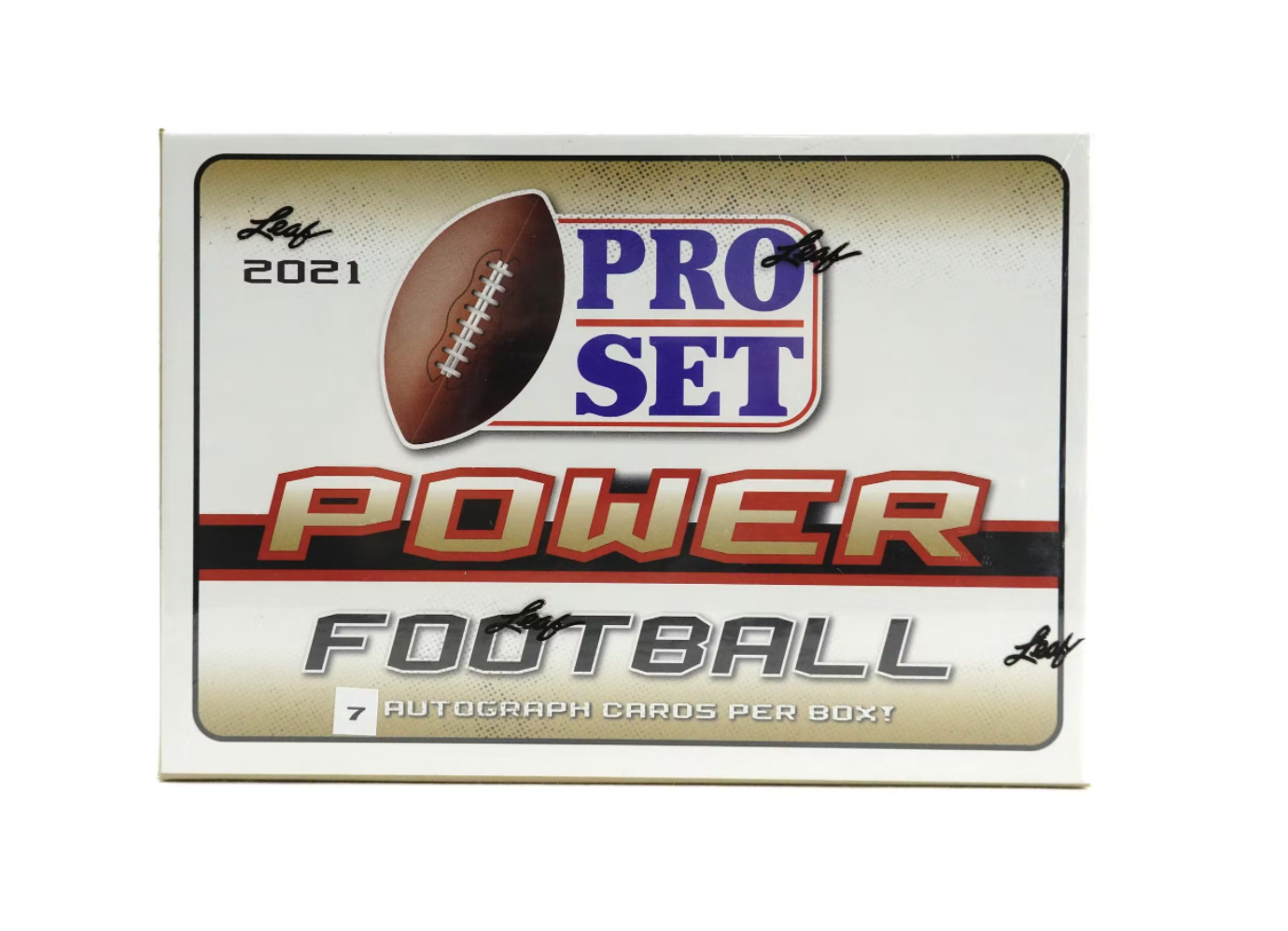 2021 ProSet Power Football 12 Hobby Box Case