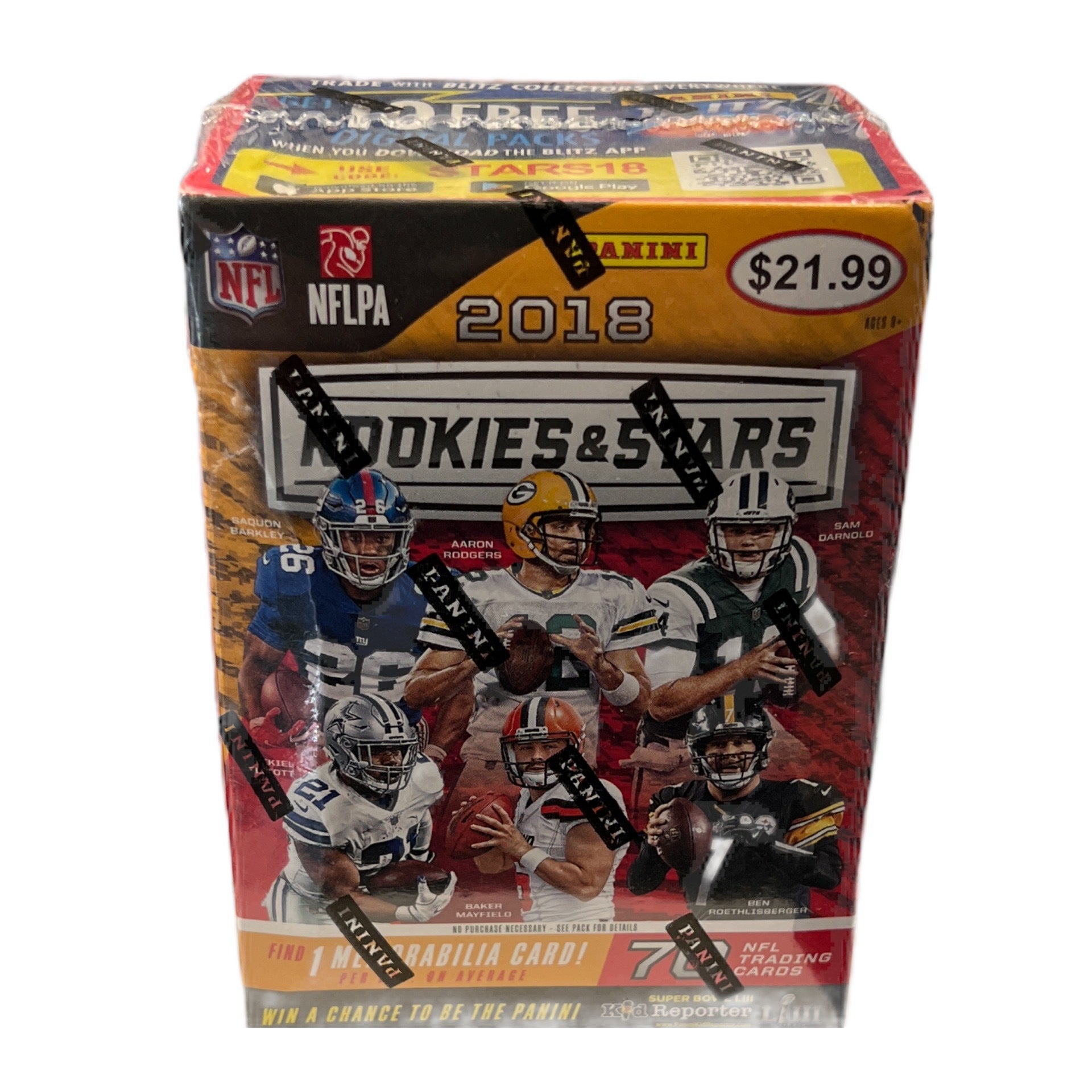 2018 Rookies & Stars Football Blaster Box