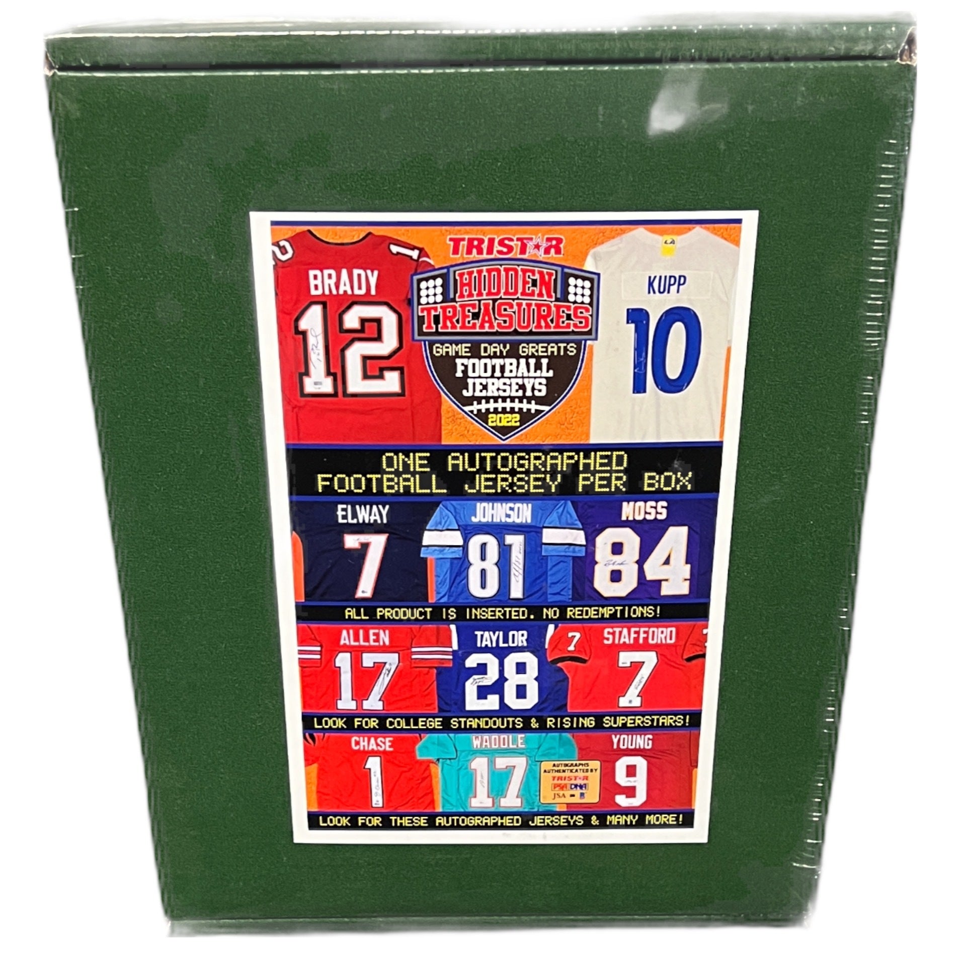 2022 TRISTAR Hidden Treasures Signed Football Jersey Box