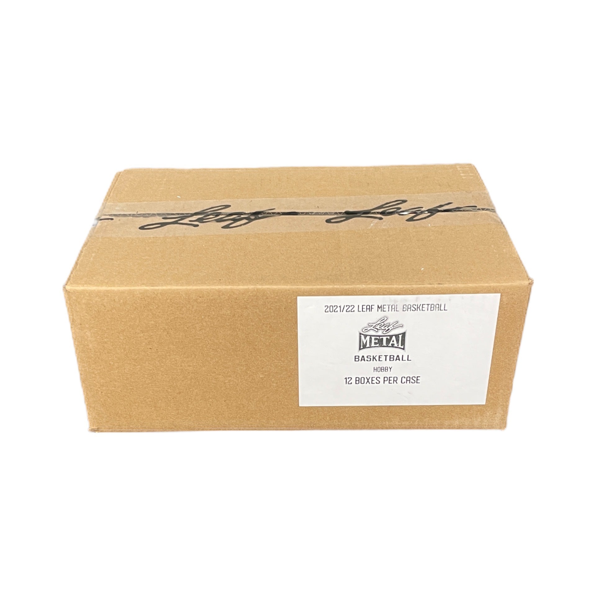 2021-22 Leaf Metal Basketball 12 Box Hobby Case