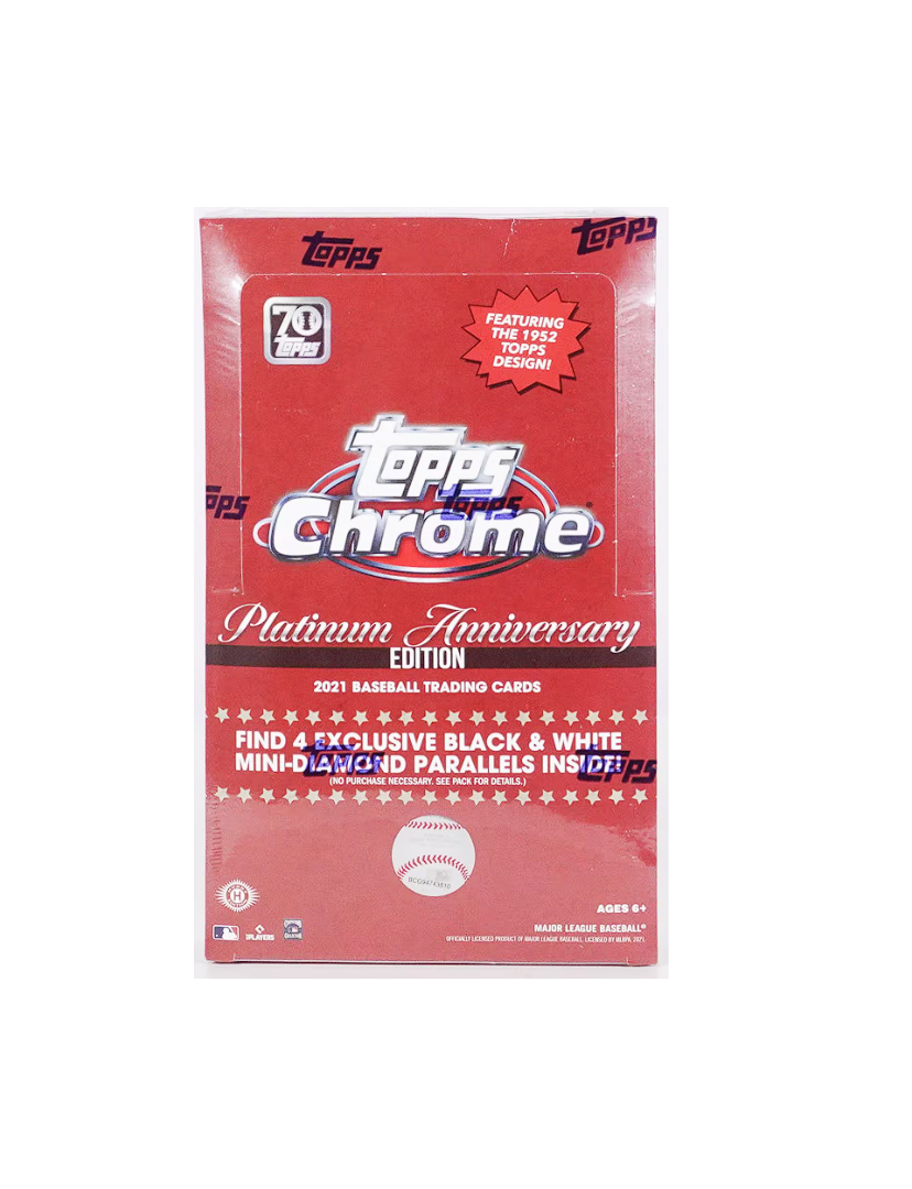 2021 Topps Chrome Platinum Anniversary Lite Box