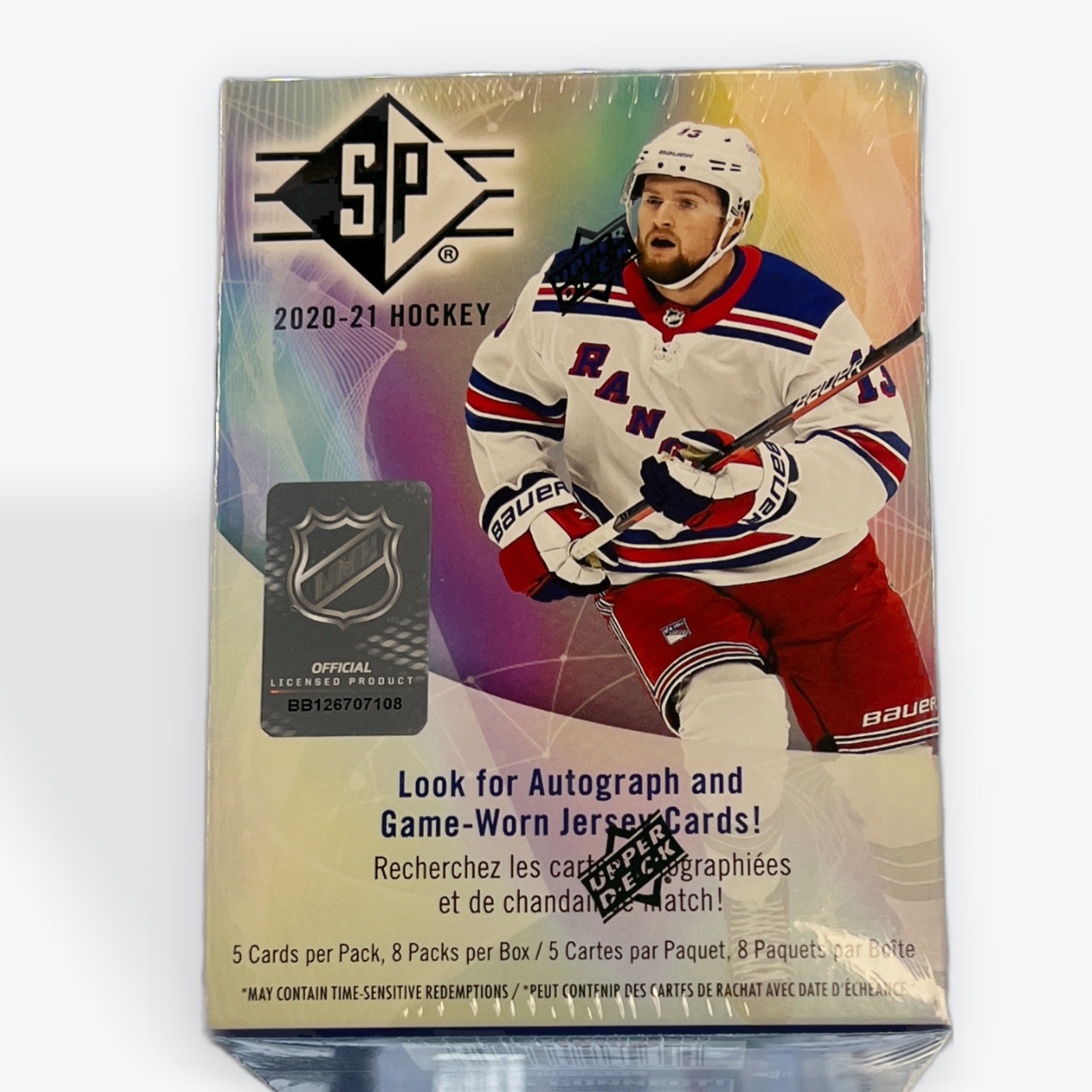 2020/21 Upper Deck SP Authentic Hockey Blaster Box