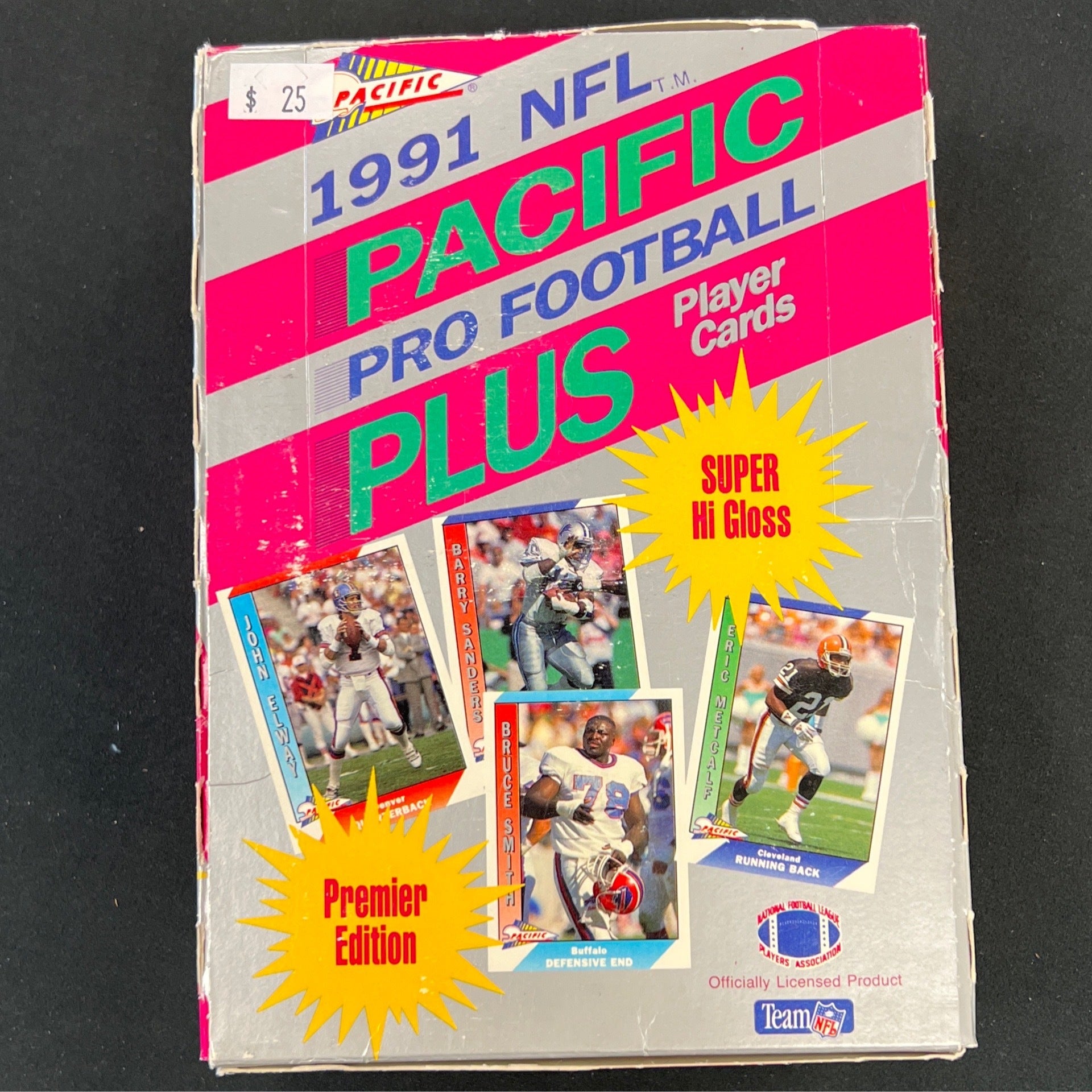 1991 Pacific Football Wax Box