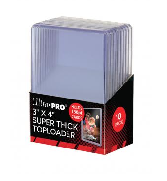 Ultra Pro 3”x4” Top Loader 130pt