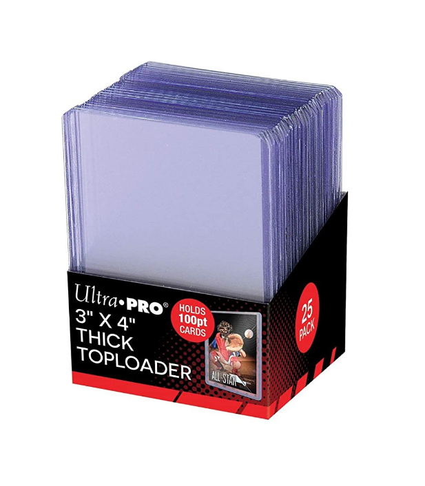 Ultra Pro 3”x4” Thick 100pt Top Loader 25ct