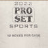 2022 Leaf Pro Set Sports 10 Box Case