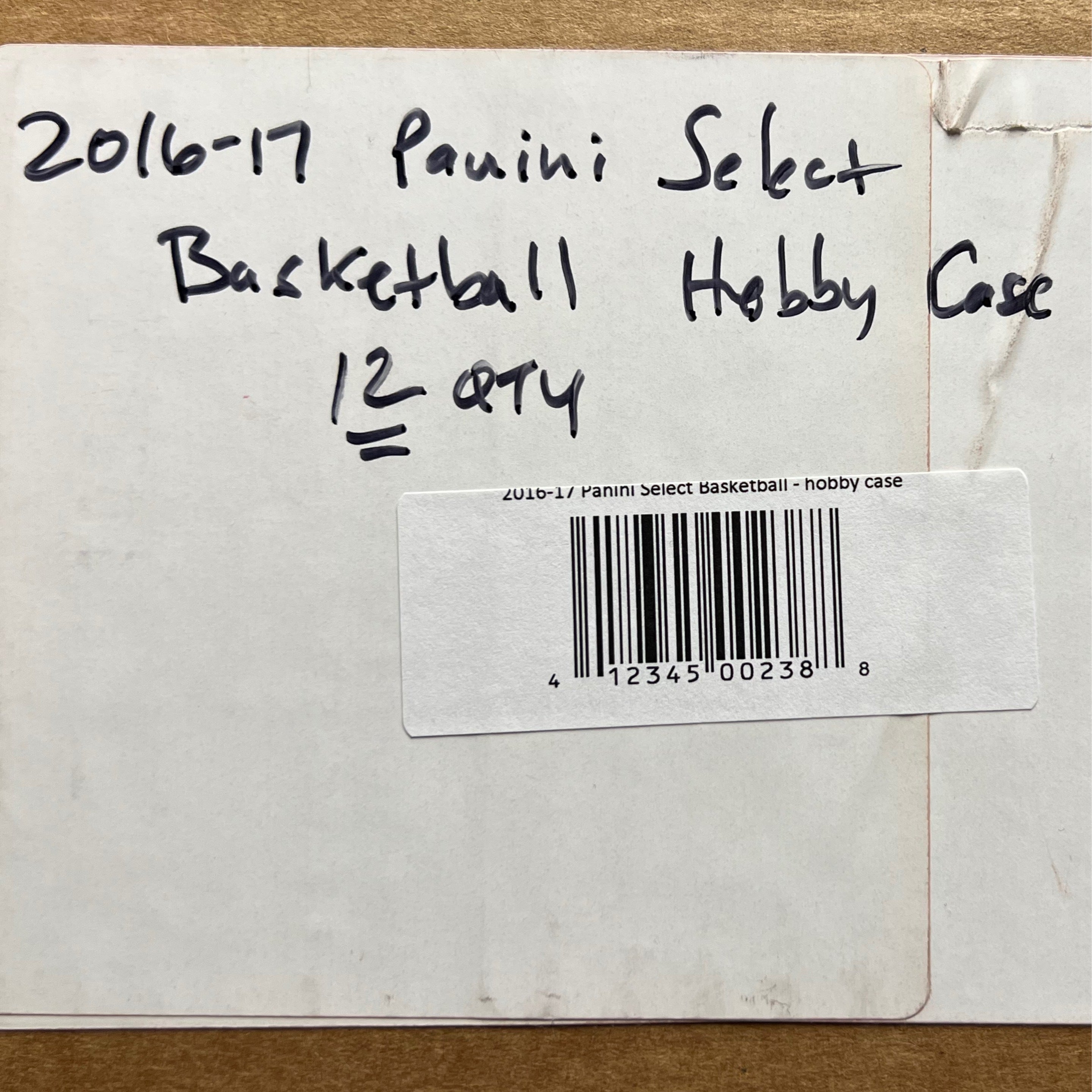 2016-17 Panini Select Basketball 12 Hobby Box Case