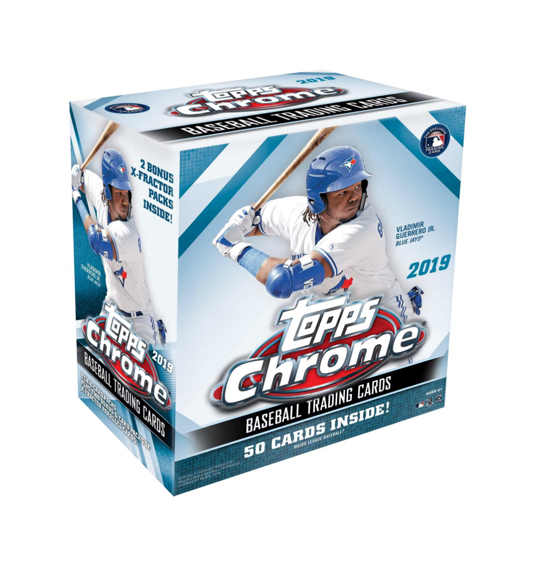 2019 Topps Chrome Baseball - Mega box