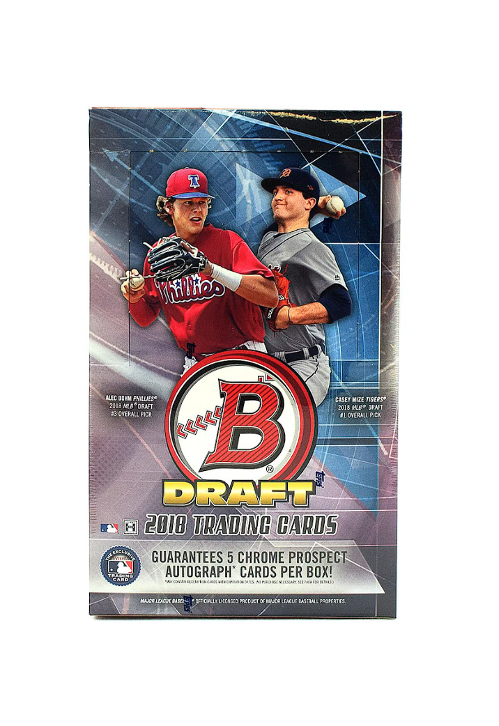 2018 Bowman Draft Baseball Super Jumbo Box