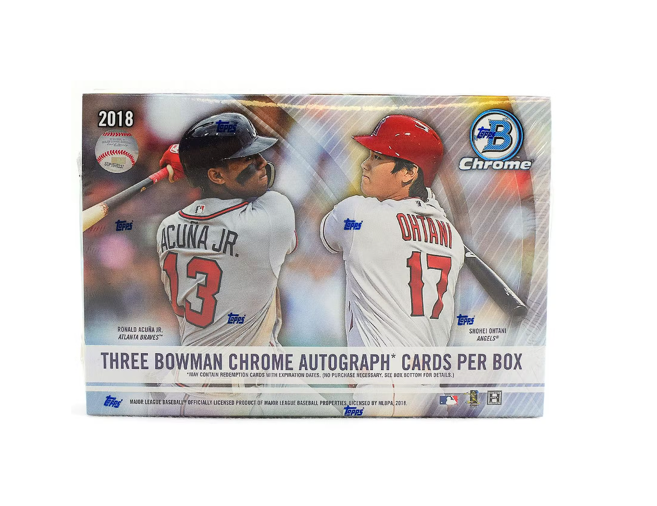 2018 Bowman Chrome Baseball - HTA hobby box