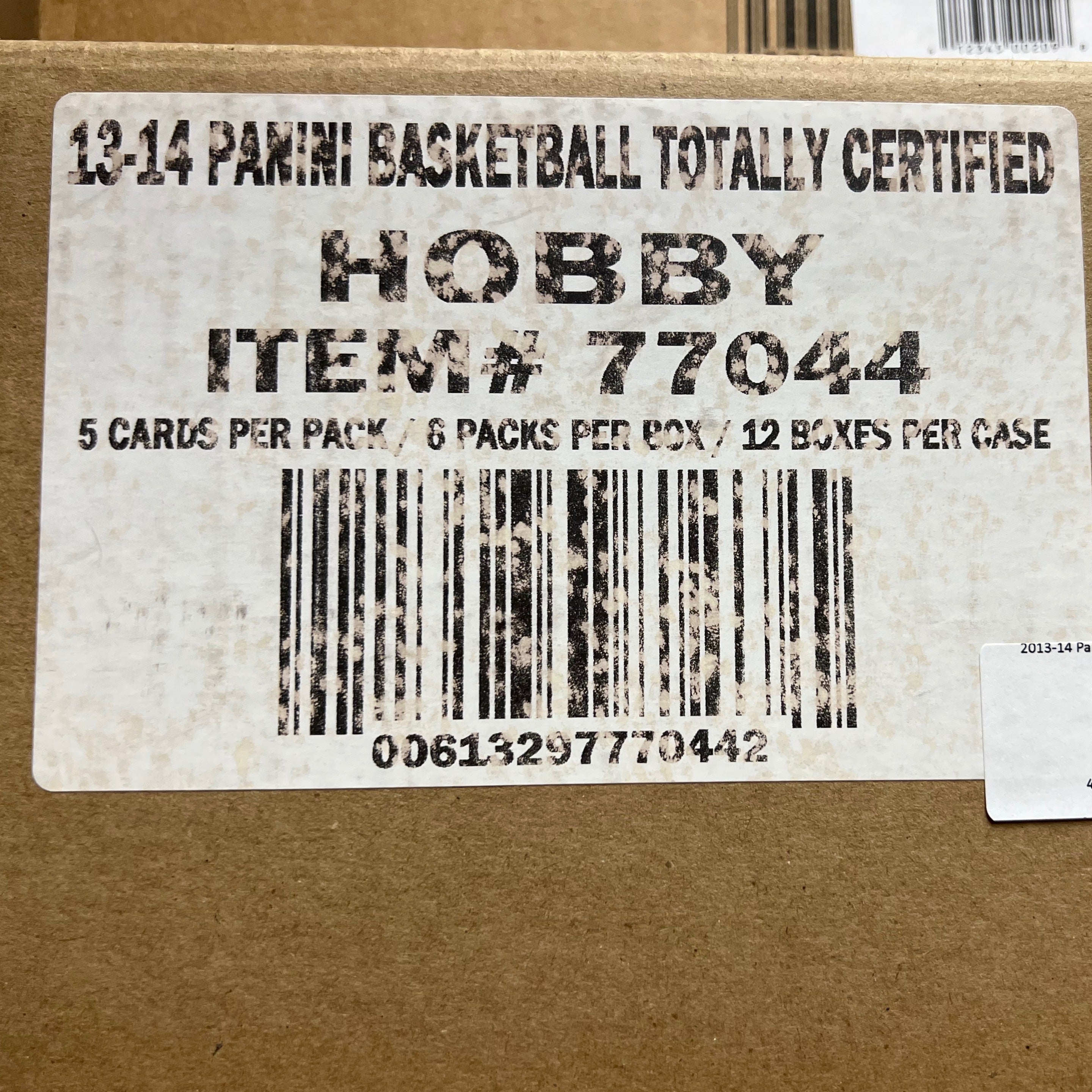 2013-14 Panini Totally Certified Basketball Hobby 12 Box Case