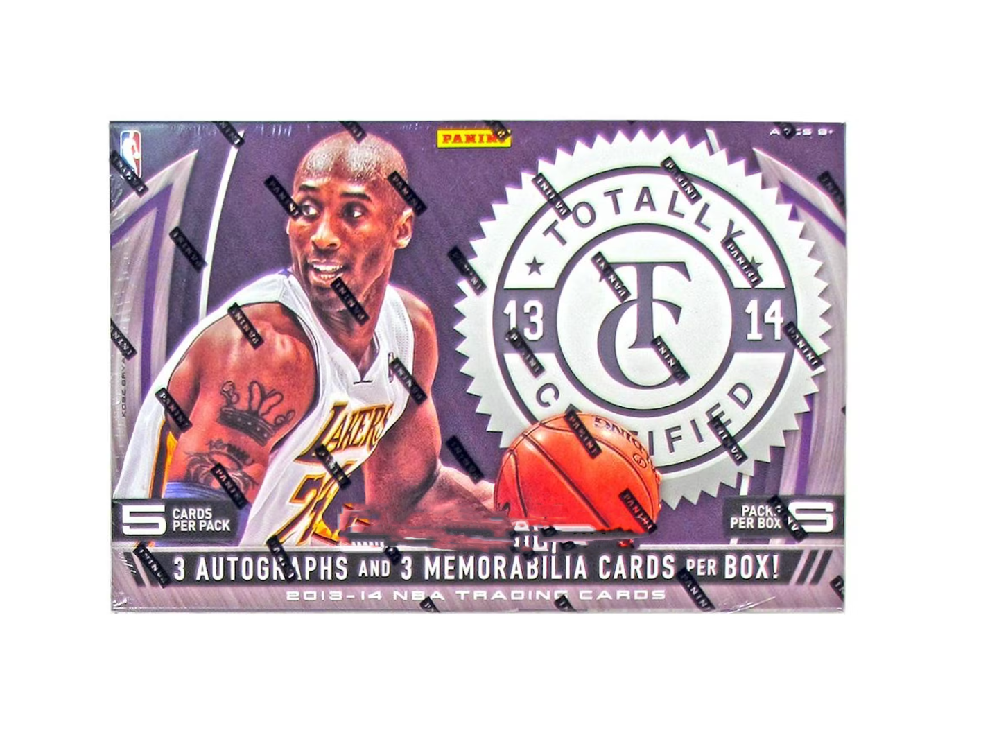 2013-14 Panini Totally Certified Basketball Hobby 12 Box Case