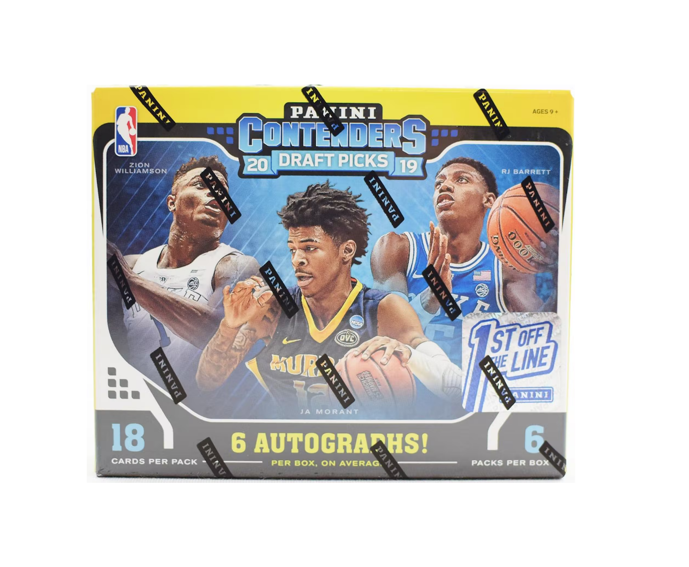 2019-20 Panini Contenders Draft Picks Basketball 1st Off The Line Hobby Box