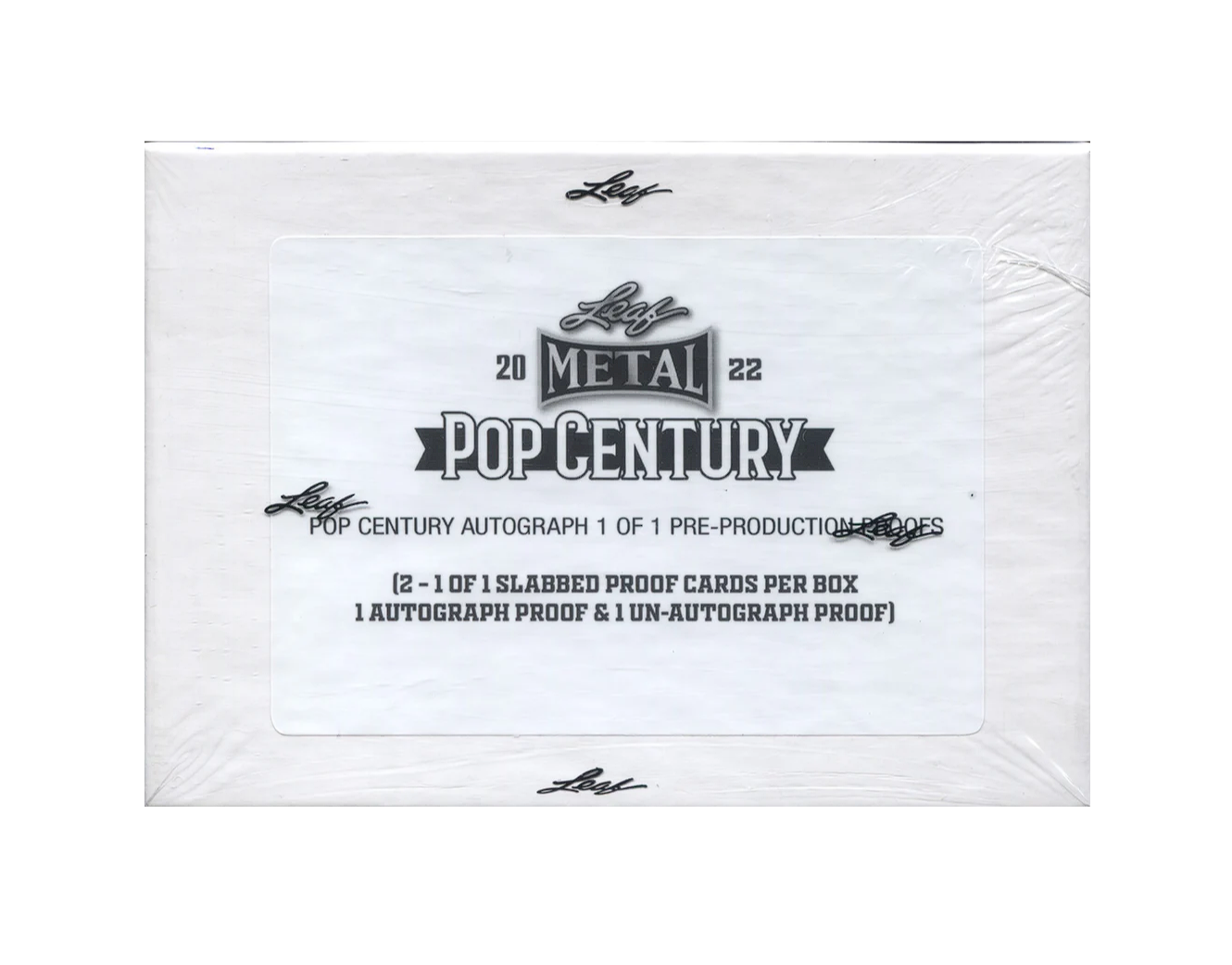 2022 Leaf Metal Pop Century 1/1 Pre-Production Proof Hobby Box