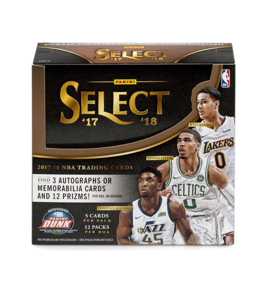 2017-18 Panini Select Basketball 1st Off the Line Hobby 12-Box Case