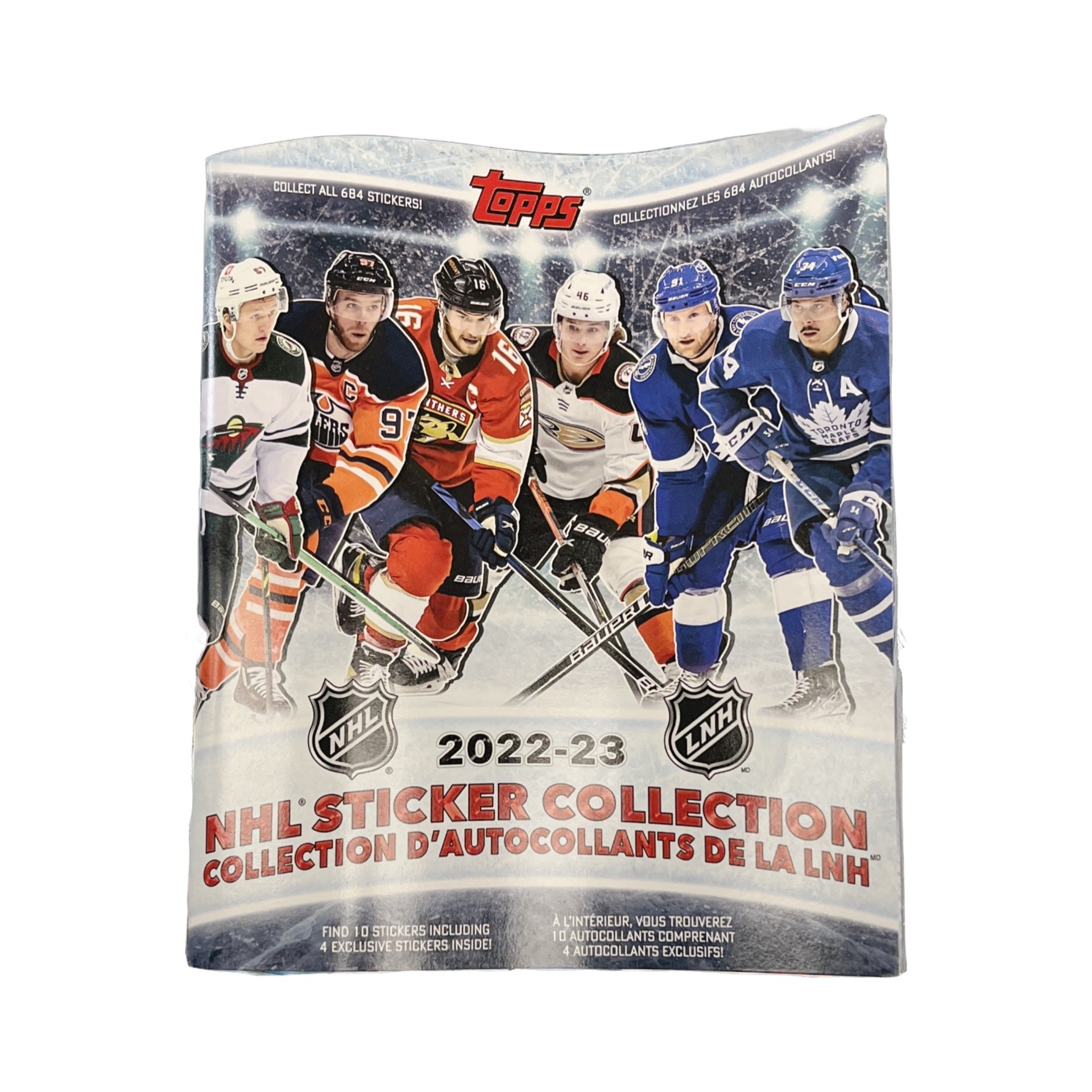 2022-23 Topps NHL Sticker Collection Book