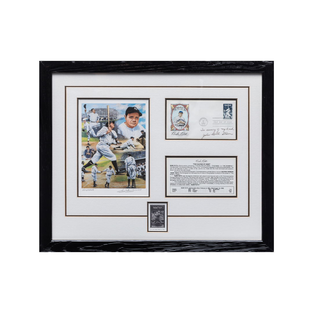 Babe Ruth "Sultan of SWAT" Collage Signed by Julia Ruth Stevens /9900