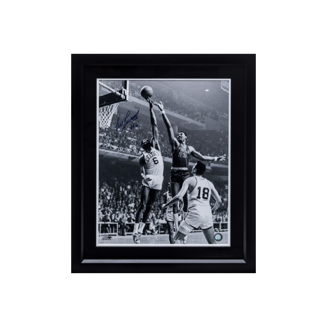 Bill Russell Boston Celtics Framed Autographed Poster 16x20