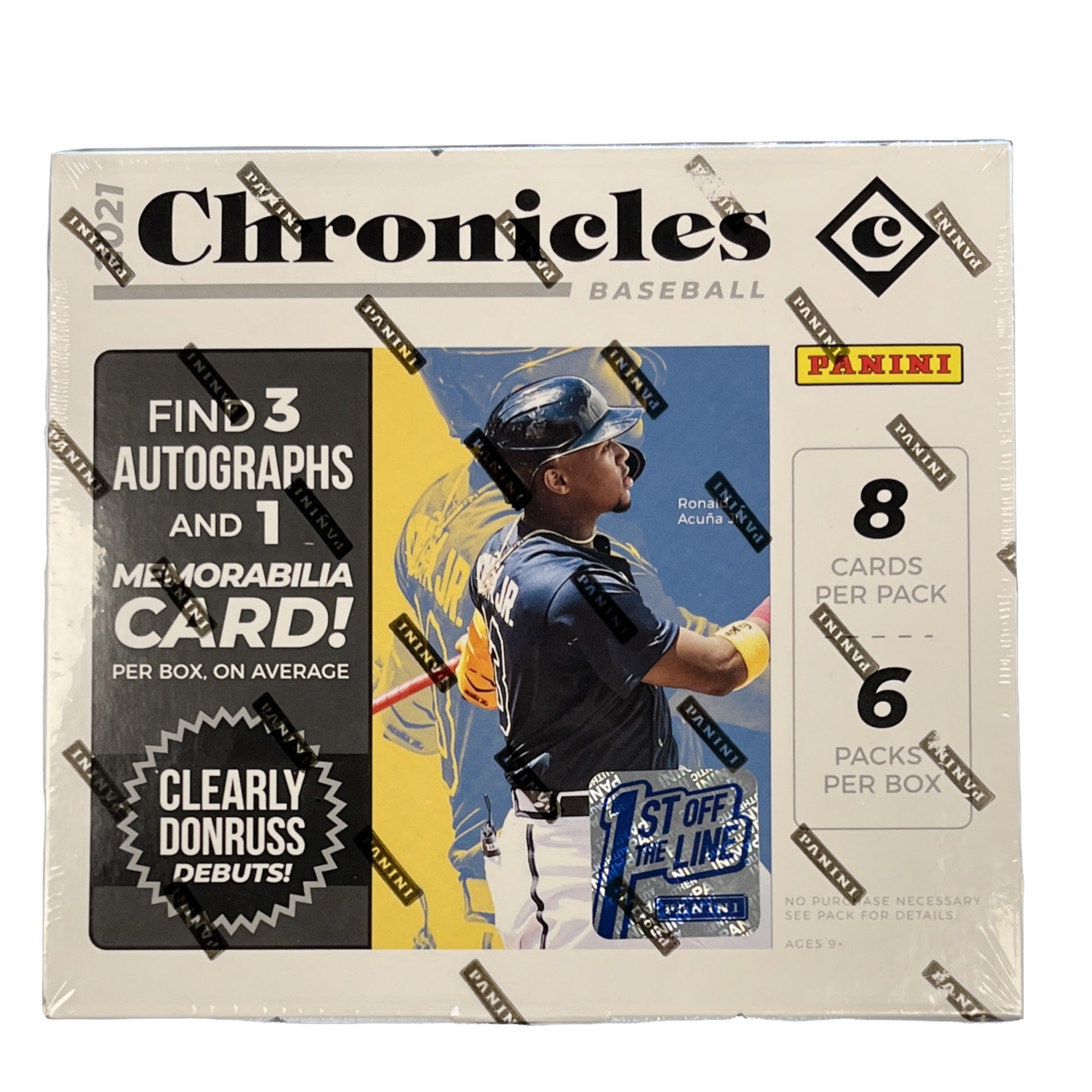 2021 Panini Chronicles Baseball First Off The Line Hobby Box