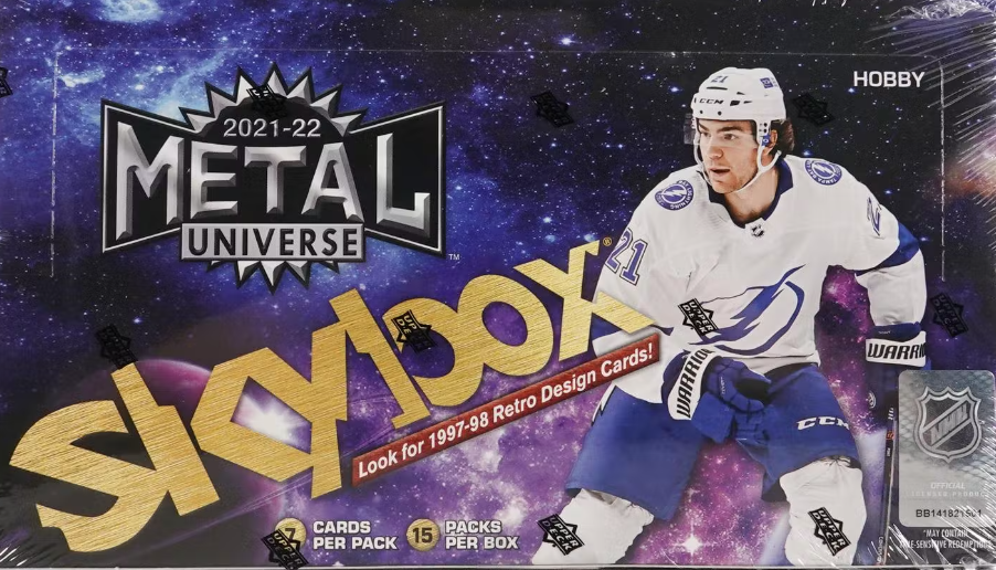 2021-22 Upper Deck Skybox Metal Universe Hockey 16-Box Hobby Case