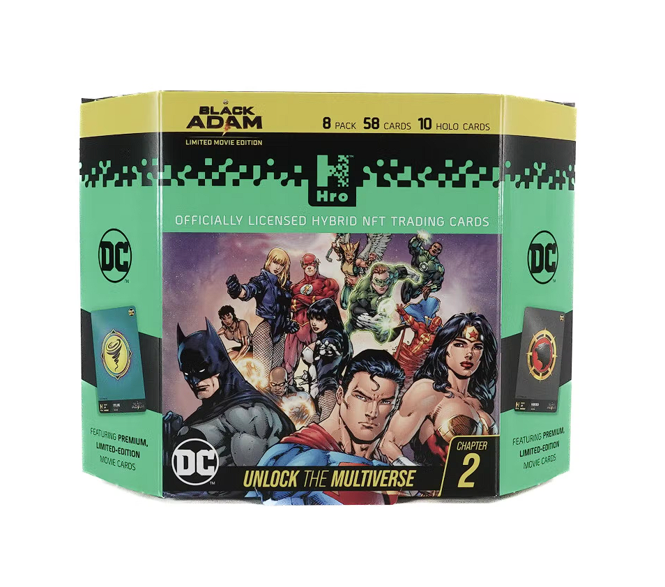 HRO DC Chapter 2 Unlock the Multiverse Black Adam 8 Pack Premium 24 Box Case