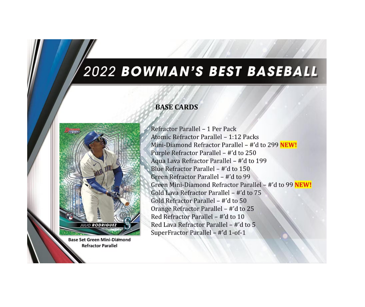 2022 Bowman's Best Baseball Hobby 8 Box Case