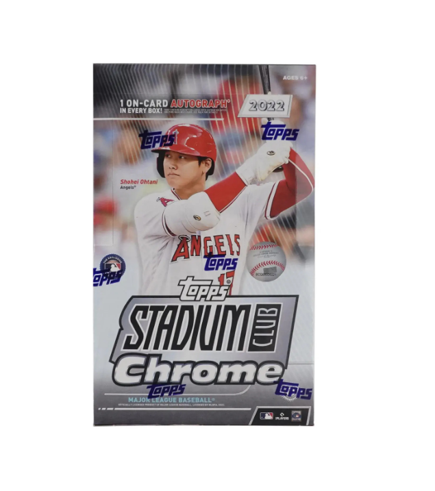 2022 Topps Stadium Club Chrome Baseball Hobby Box