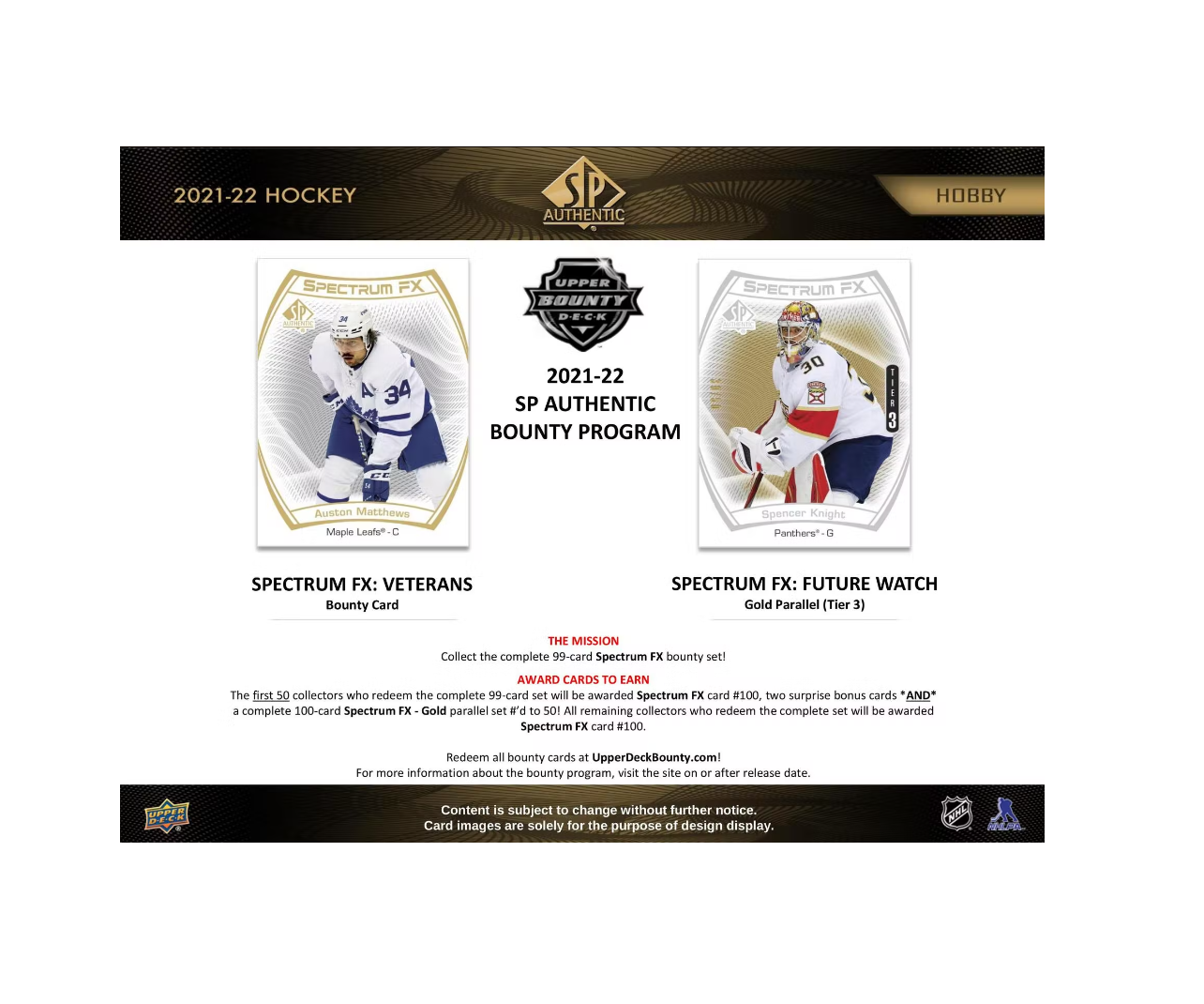 2021-22 Upper Deck SP Authentic Hockey Hobby Box