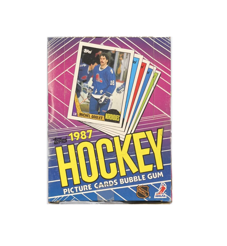 1987 Topps Hockey Wax Box