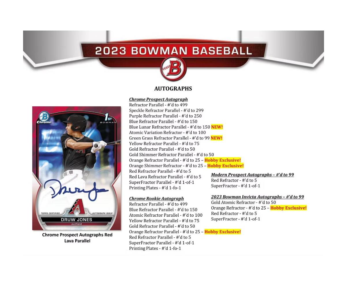 2023 Bowman Baseball Hobby Jumbo 8 Box Case